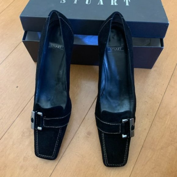 Black Stuart Weitzman Shoes - Picture 1 of 2
